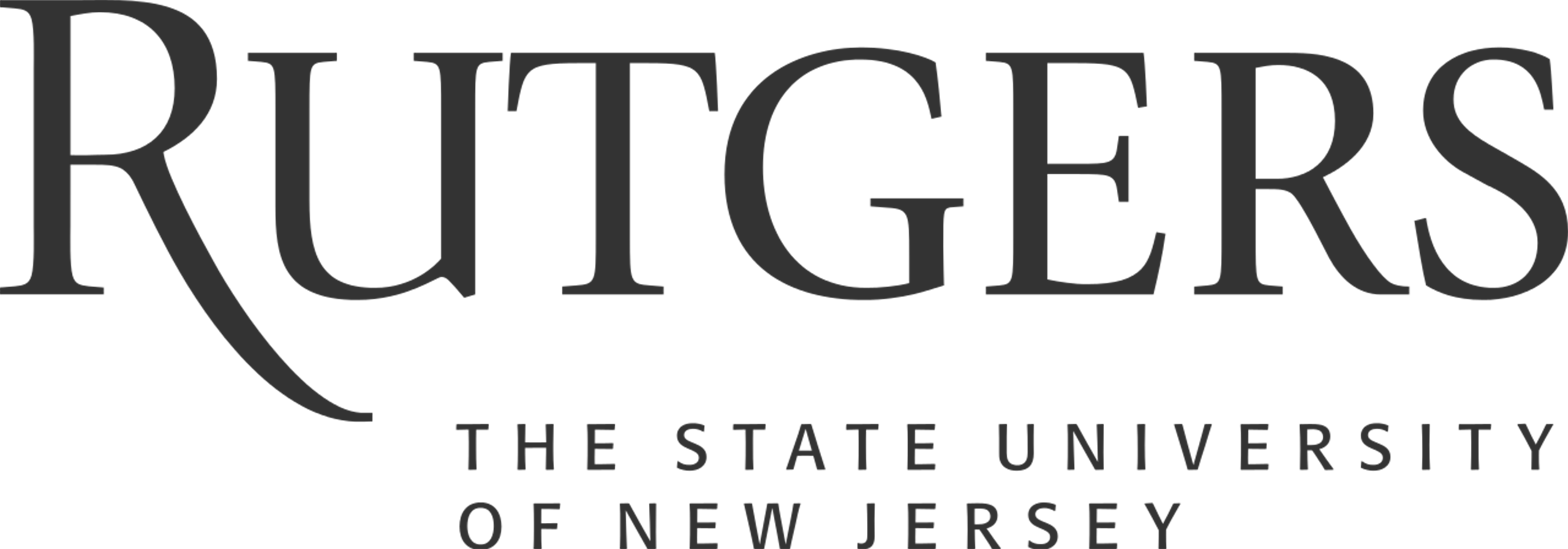 The Rutgers logo is shown in black and white.