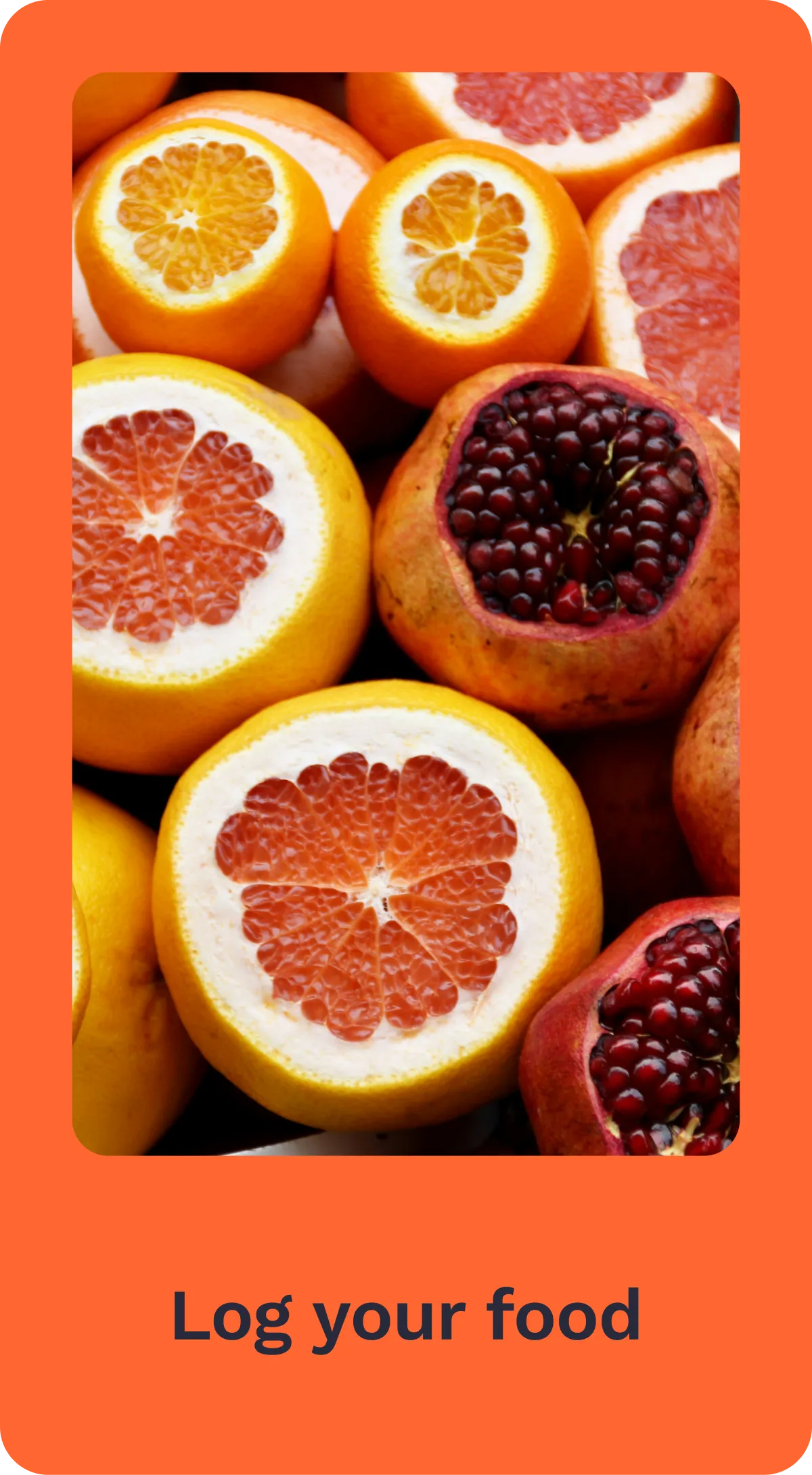 A card explaining the benefits of using the Cronometer app. Log food.